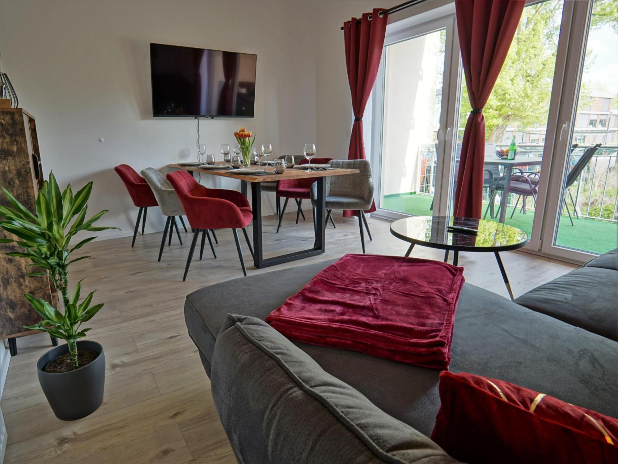 Apartamento "Hogulu" Brandenburg, Balkon, Neustadt, Kueche, Wassernaehe - Parkplatz Inklusive Brandenburg  Habitación foto